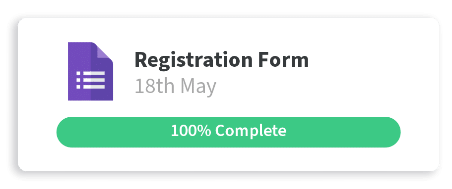 Registration 100%